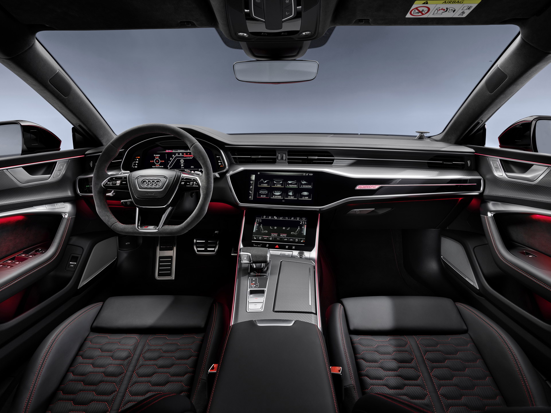 Khoang nội thất Audi RS7 Sportback 2021