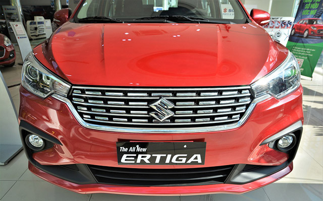 Thiết kế phần đầu xe Suzuki Ertiga 2020