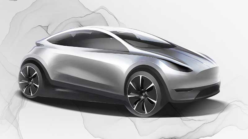 Bản phác thảo chiếc xe Tesla mới