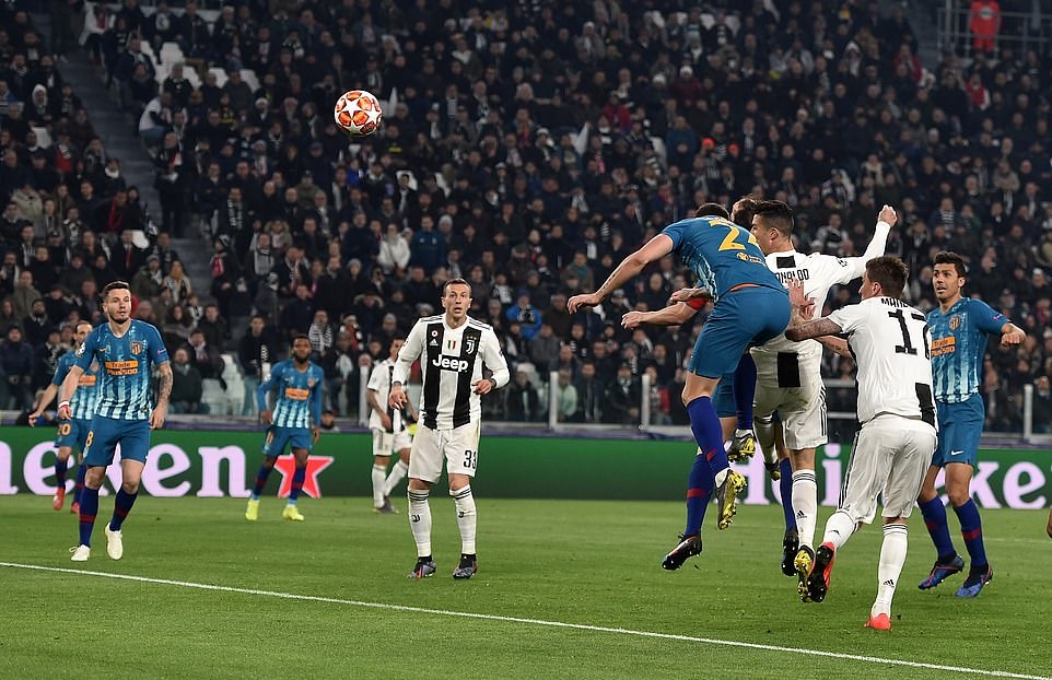 Juventus vs Atletico, Champions League, Cup C1, Ronaldo, Ronaldo hattrick, goal-line