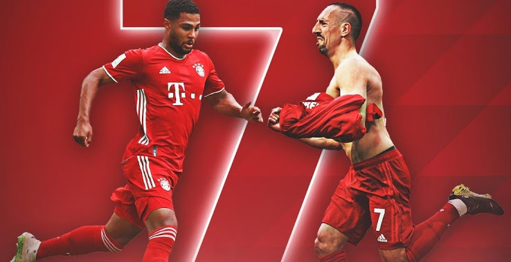 Bayern Munich, số 7 Bayern Munich, Gnabry, Champions League