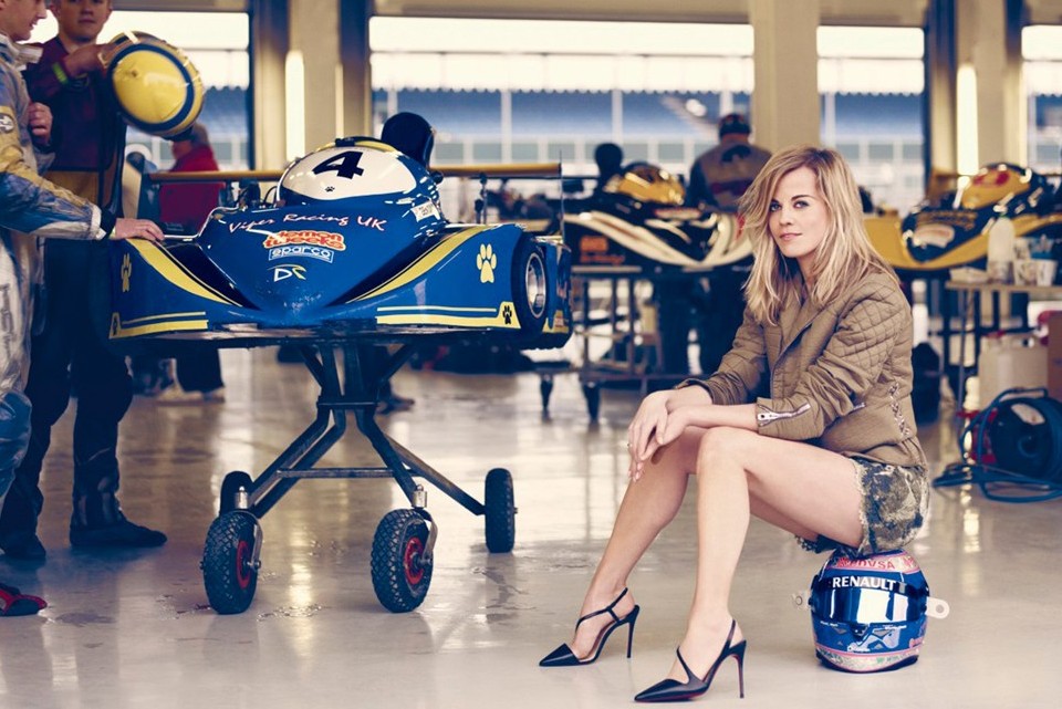 Nữ tay đua F1 xinh đẹp Susie Wolff