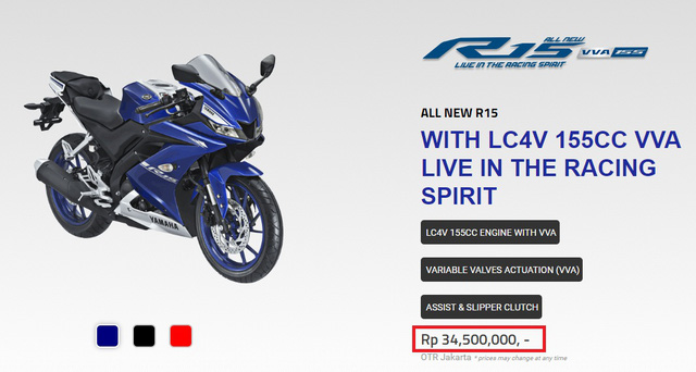 Với giá bán mới, Yamaha R15 3.0 đúng nghĩa là xe cho những người mới chơi mô tô.