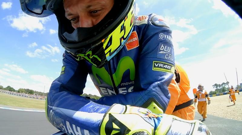 Một vòng đua nghiệt ngã và nét mặt đượm buồn của Rossi