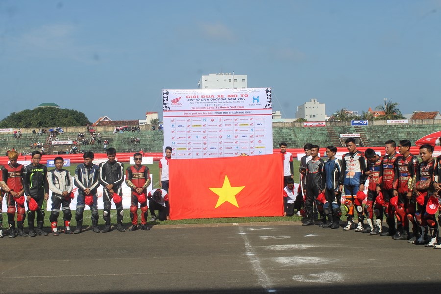 Các tay đua tham dự giải đua Honda Racing do Honda Việt Nam tổ chức