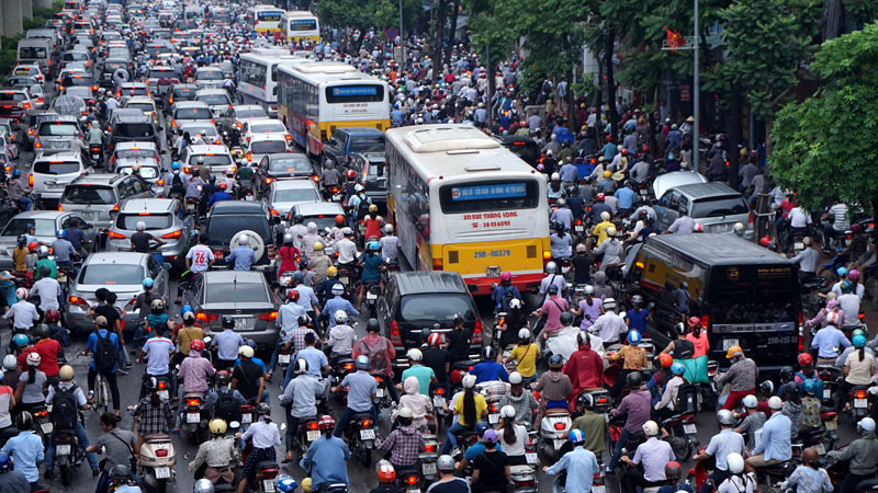 Hơn 90% người Hà Nội đồng ý cấm xe máy trong nội đô