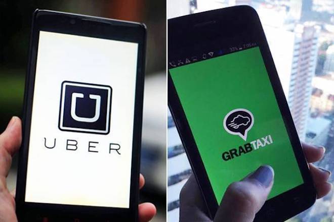 Grab và Uber liên tục gặp phải sự phản đối của các hãng taxi truyền thống
