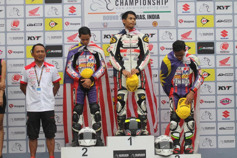 Yuzy Honda Việt Nam Racing đang tràn trề cơ hội giành vị trí thứ 2 mùa giải ARRC 2017 ở hạng mục UB150