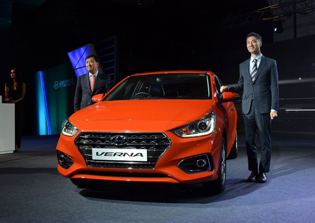 Hyundai Verna ra mắt thị trường Ấn Độ hồi tháng 10/2017.