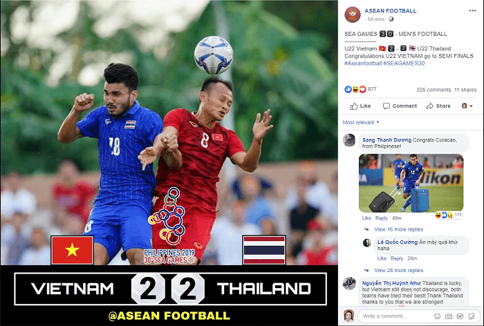 AFF, U22 Việt Nam 2-2 U22 Thái Lan, Kết quả U22 Việt Nam vs U22 Thái Lan, Kết quả SEA Games 30