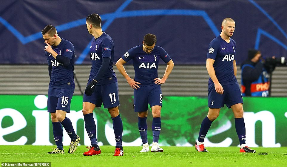 Kết quả C1, Kết quả Cúp C1, Leipzig 3-0 Tottenham, Kết quả Leipzig vs Tottenham, Mourinho