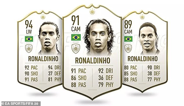 Ronaldinho, Barca, Brazil, EA Sports, FIFA