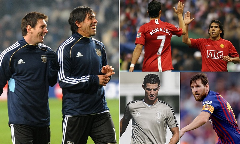 Bóng đá, MU, Barca, Argentina, Tevez, Ronaldo, Messi, Rooney