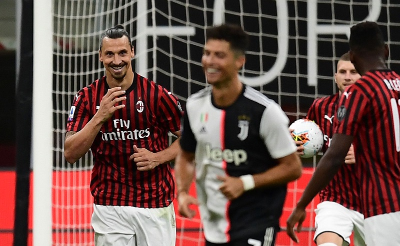 Kết quả bóng đá, Kết quả bóng đá Ý, Kết quả AC Milan vs Juventus, Ronaldo, Ibrahimovic