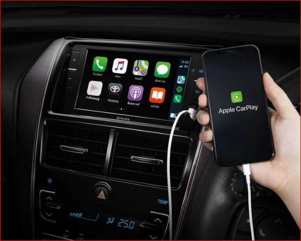 Tiện ích Apple CarPlay trên Toyota Yaris