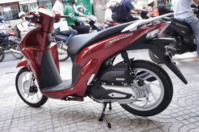 Cận cảnh Honda Vision 2021 phiên bản rẻ nhất tại Việt Nam  Xe máy  Việt  Giải Trí