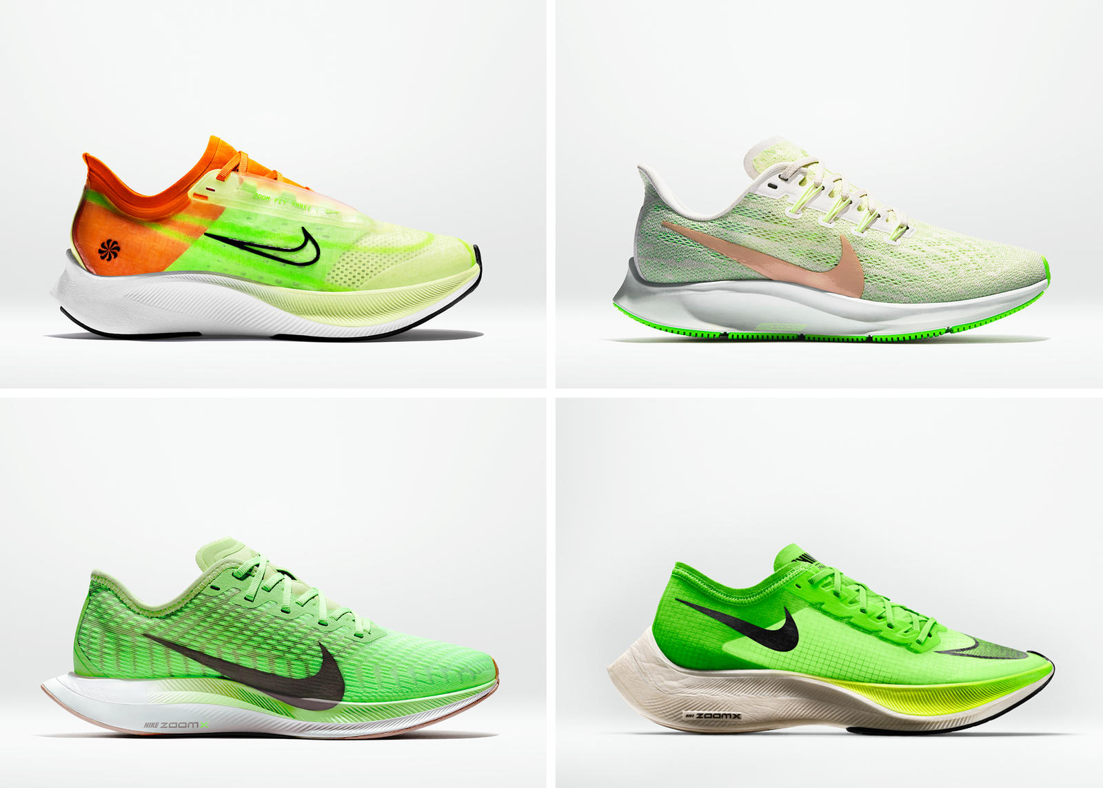 Nike trình làng 4 thế hệ giày chạy bộ siêu tốc độ mới
