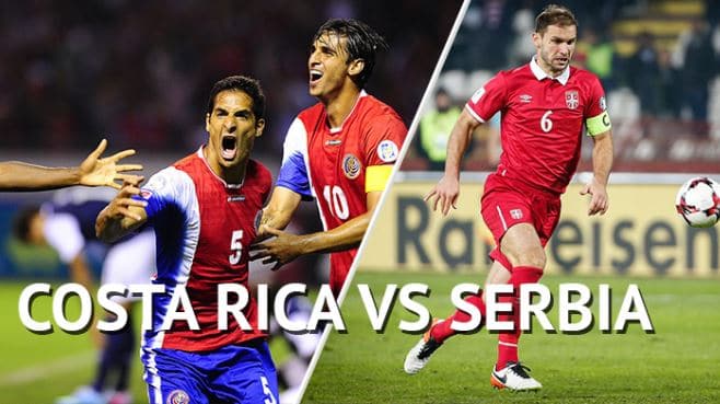 trực tiếp costa rica vs serbia world cup 2018