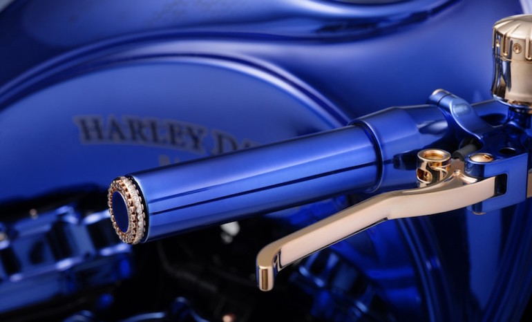 Harley-Davidson Blue Edition, xế độ có giá 43 tỷ đồng, xe mô tô, Moto