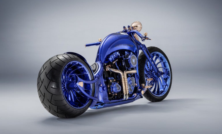 Harley-Davidson Blue Edition, xế độ có giá 43 tỷ đồng, xe mô tô, Moto