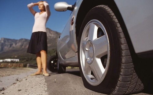 Những nguy hiểm khi lái xe lốp non hơi, lốp xe non hơi