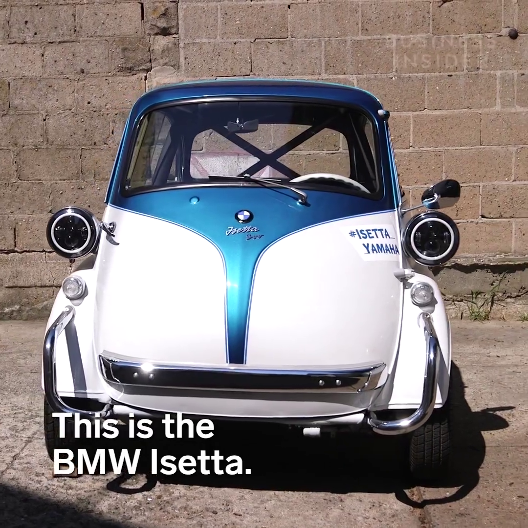 BMW Isetta - Chiếc xe độc đáo với cánh cửa mở như tủ lạnh