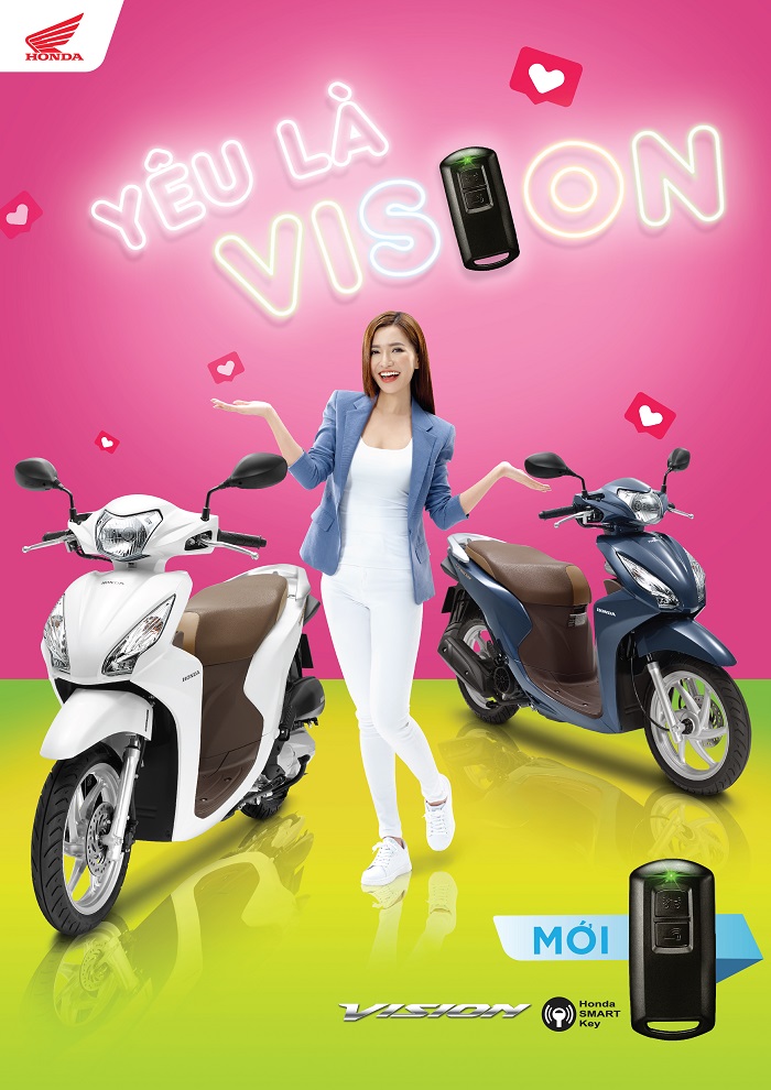 Honda Vision, Honda Vision phiên bản mới, Honda Vision Smart Key