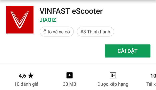 VinFast Klara, Xe máy điện VinFast Klara, ứng dụng kết nối xe máy điện với điện thoại thông minh, ứng dụng VINFAST eScooter