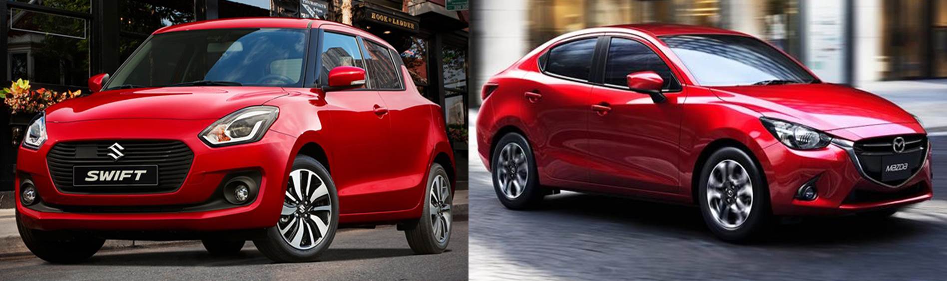 So sánh Suzuki Swift và Mazda2, So sánh xe Suzuki Swift và Mazda2, Suzuki Swift, đánh giá xe Suzuki Swift, Mazda2, đánh giá xe Mazda2