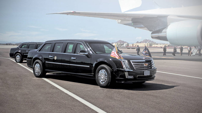 Donald Trump, xe Tổng Thống Mỹ, Cadillac One, The Beast 2.0, Air Force One, Marine One