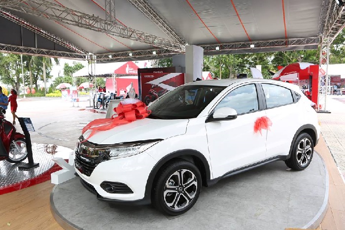 Khu vực trưng bày và lái thử xe Honda Honda, Honda - Trọn niềm tin 2018, Honda Việt Nam, Tri ân khách hàng