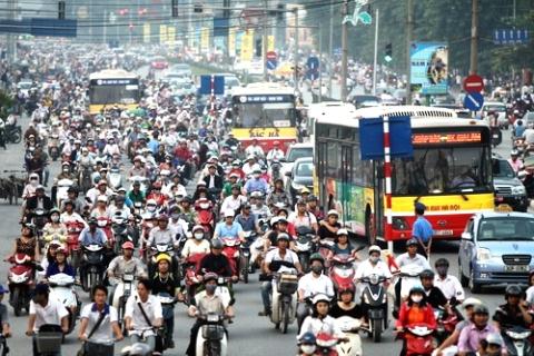 cấm xe máy, Hà Nội cấm xe máy, các tuyến phố cấm xe máy, cấm xe máy tại Hà Nội