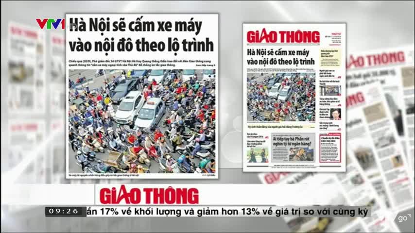 cấm xe máy, Hà Nội cấm xe máy, các tuyến phố cấm xe máy, cấm xe máy tại Hà Nội