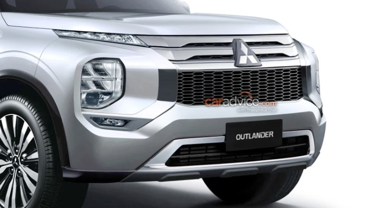 Mitsubishi Outlander 2021 hé lộ thiết kế mới táo bạo