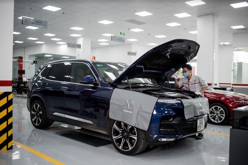Xưởng dịch vụ mới của VinFast