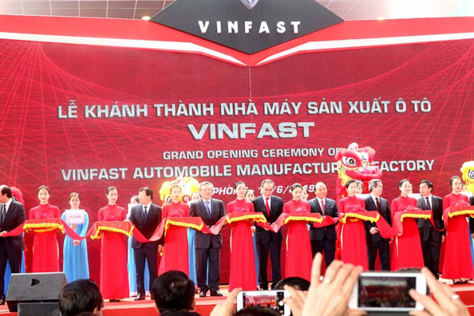 Lễ khánh thành nhà máy sản xuất ô tô VinFast