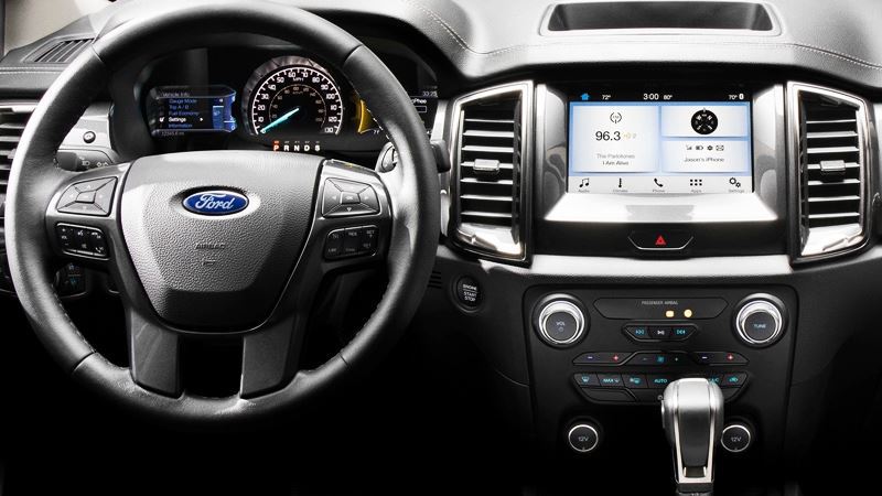 Tiện nghi hiện đại trên Ford Ranger 2020