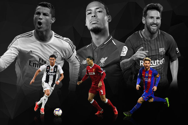 FIFA, FIFA The Best, cầu thủ xuất sắc nhất năm, Messi, Ronaldo, Van Dijk, Lionel Messi, Cristiano Ronaldo, Virgil van Dijk