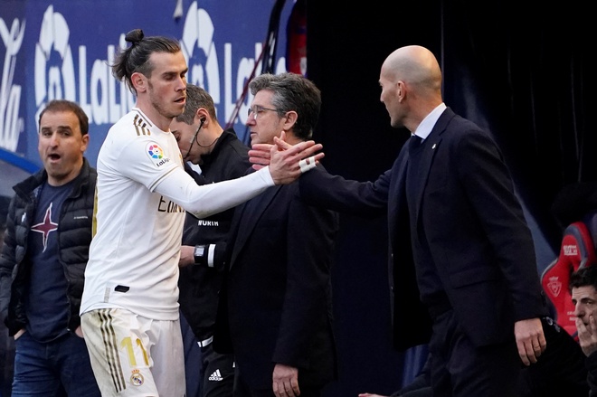 Osasuna vs Real Madrid, Zinedine Zidane, Gareth Bale, la liga