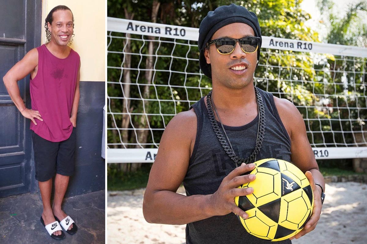 Ronaldinho, PES, ronaldinho đi tù, ronaldinho bị bắt