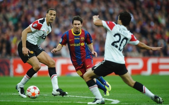 Rio Ferdinand, Manchester United, Barcelona, Messi, Ronaldinho