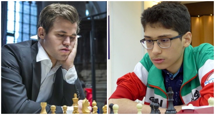 cờ vua, Alireza Firouzja, Magnus Carlsen