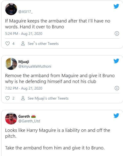 Manchester United, Maguire, Bruno Fernandes