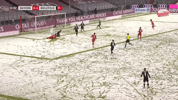 Video bàn thắng Bayern 3-3 Bielefeld: Sau chuyến đi mệt nhọc