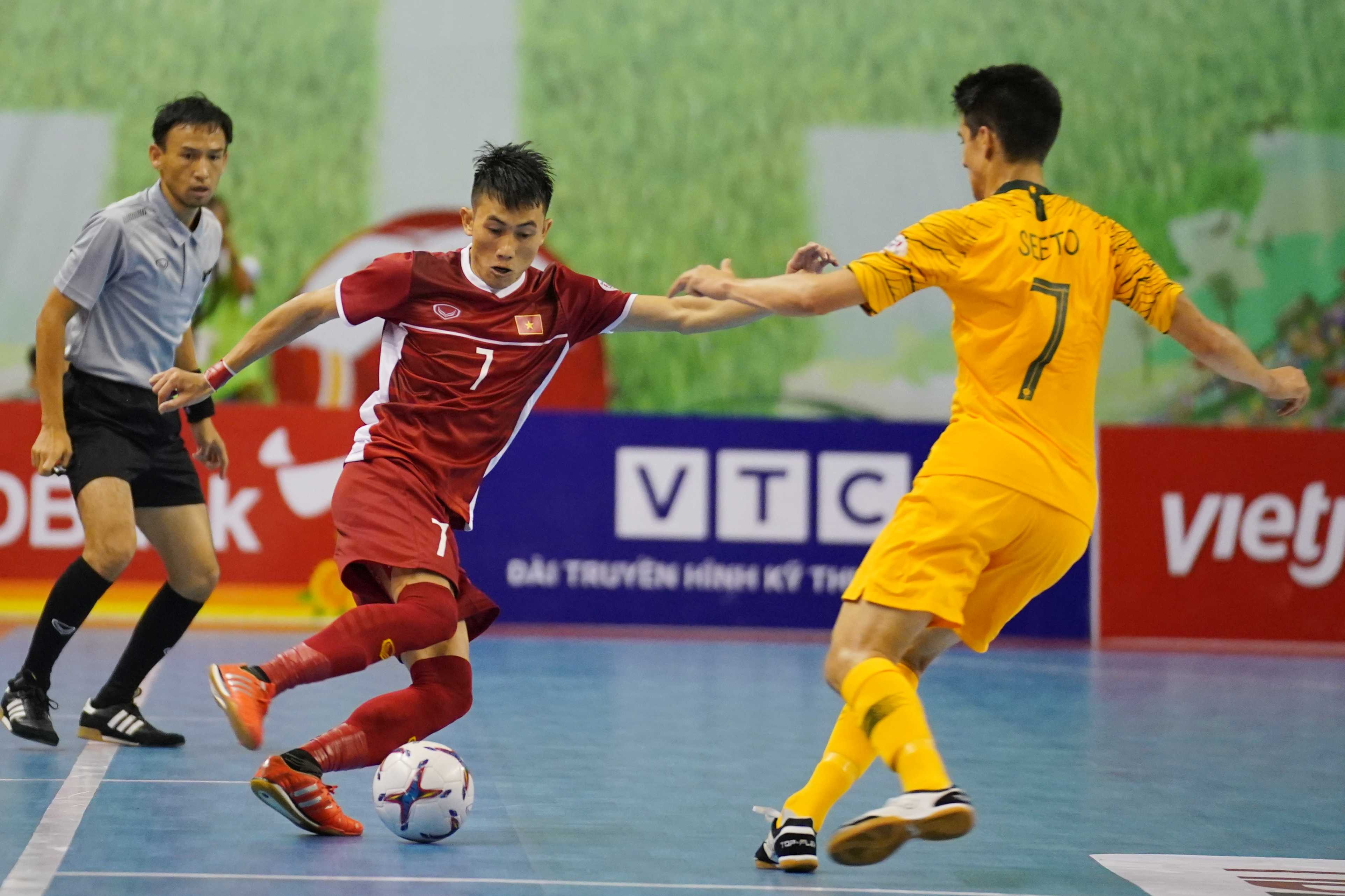 Kết quả Futsal Việt Nam vs Futsal Australia, Futsal Việt Nam 2-0 Futsal Australia, KQ Futsal ĐNÁ 2019