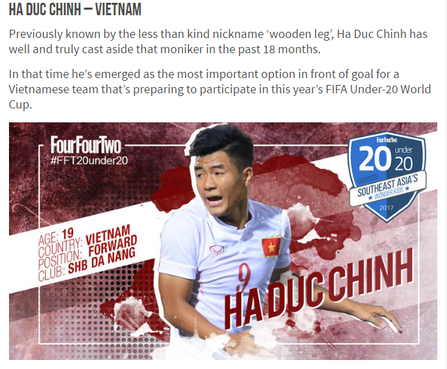 442, fourfourtwo, ĐTQG Việt Nam, u20 Việt Nam, Minh Dĩ, Đức Chinh, U20 World Cup