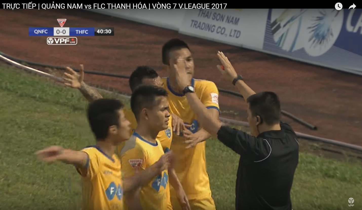 FLC Thanh Hóa, trọng tài V-league, HAGL, Hoàng Anh Gia Lai, V-League 2017
