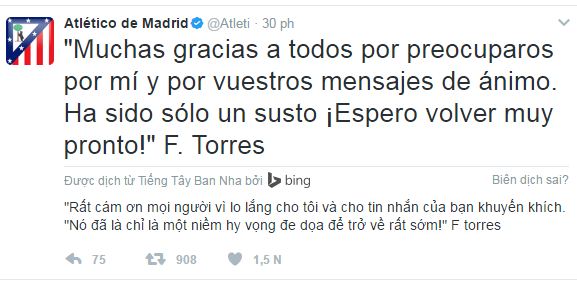 Torres, Torres chấn thương, torres chan thuong nang, fernando torres, deportivo vs alentico madrid
