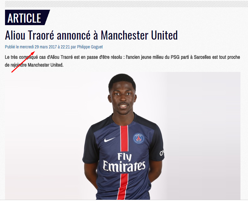 Aliou Badara Traore, Aliou Traore, chuyển nhượng MU, chuyển nhượng Man Utd, tin chuyển nhượng hôm nay, tin tức bóng đá hôm nay