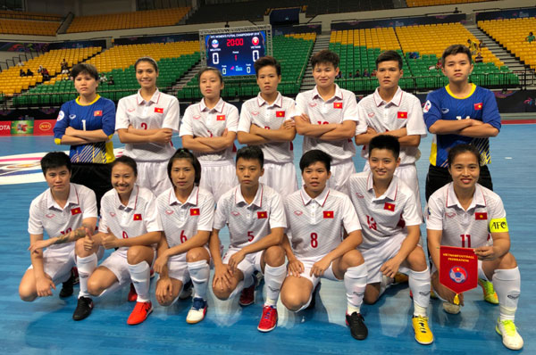 Futsal nữ Việt Nam, Futsal nữ châu Á